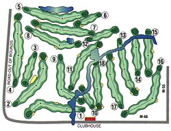 Missaukee Golf Course Layout
